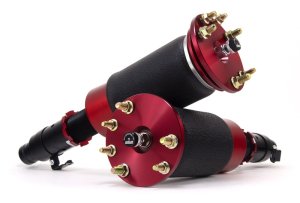 Honda Accord Air Suspension Kit - Front - Air Lift - Performance, 30-Level Adjustable, Sleeve-Style Air Spring - Black and Red - `08-`12